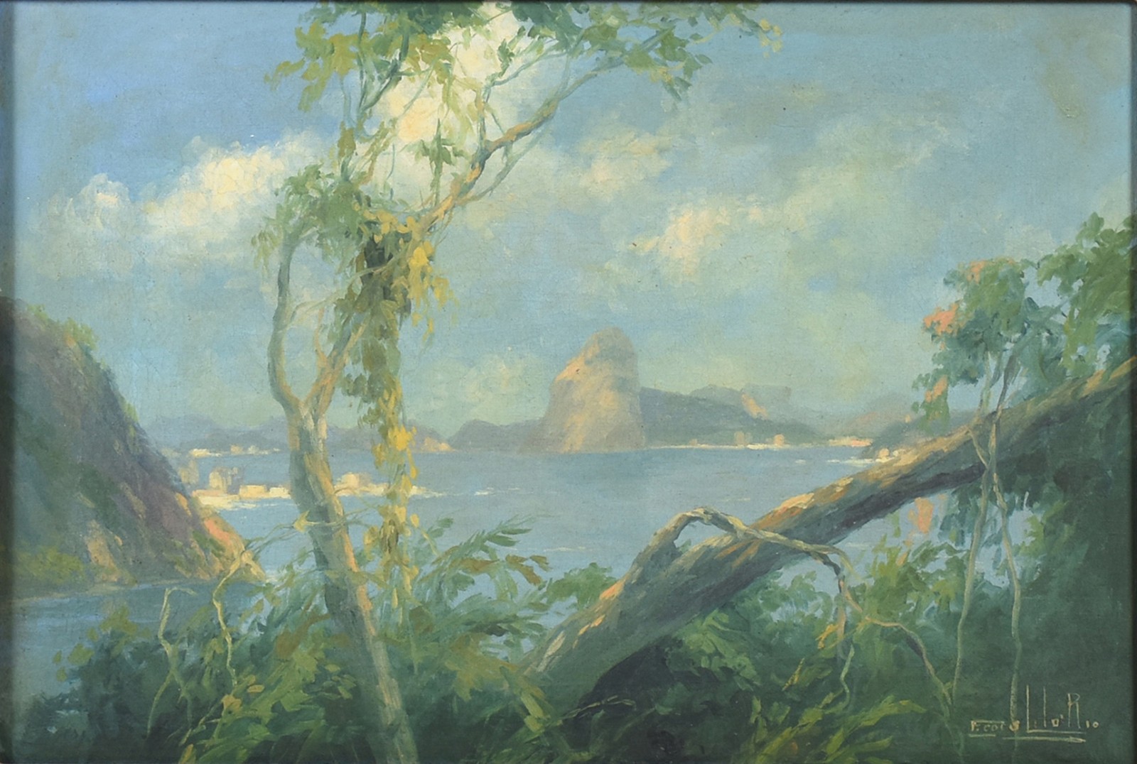 Francisco Coculilo (1893-1971), Paisagem do Rio de Janeiro - foto 1 de 4