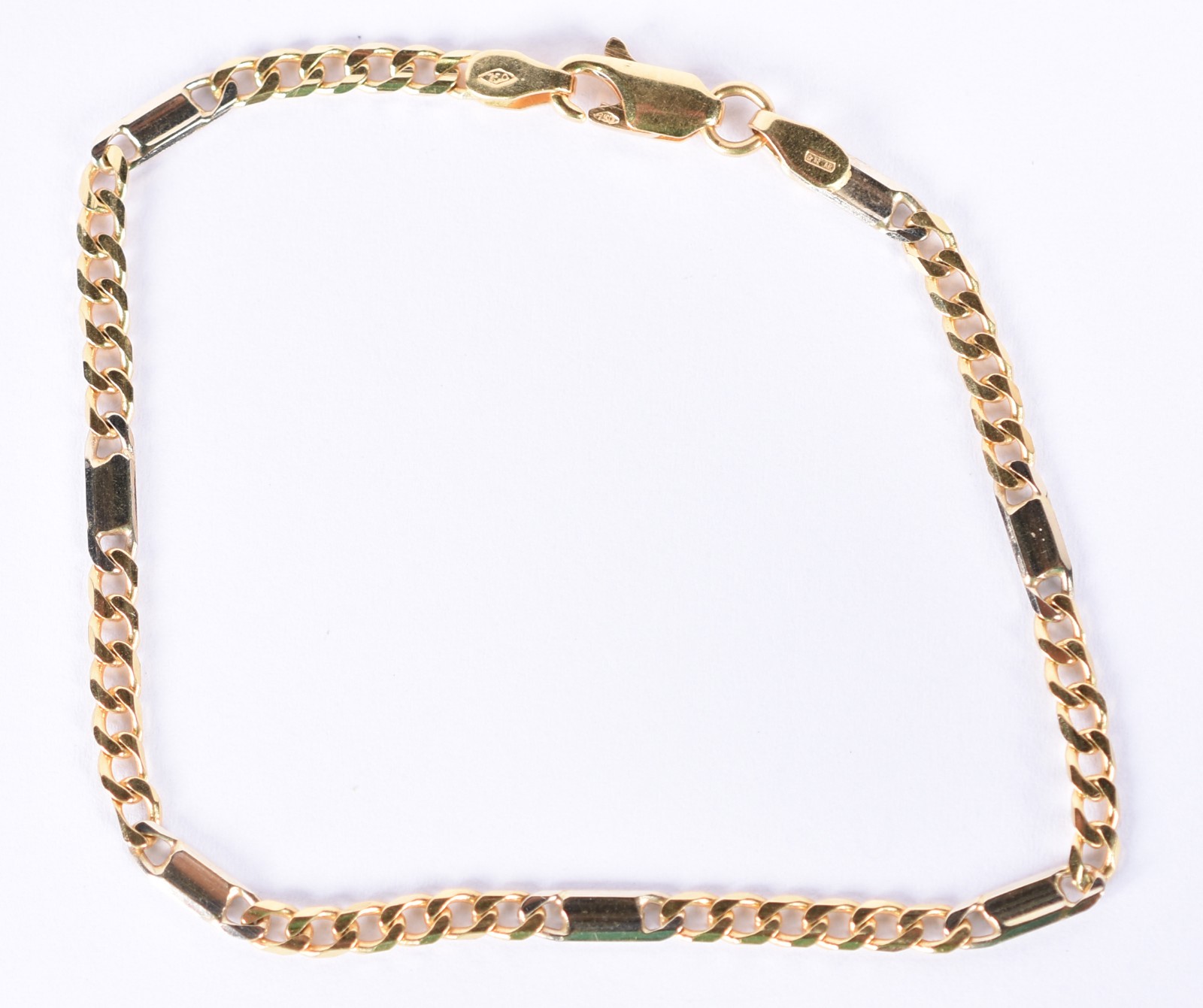 Pulseira de ouro amarelo contraste 750 (Por motivos de seguranças as... - foto 1 de 5
