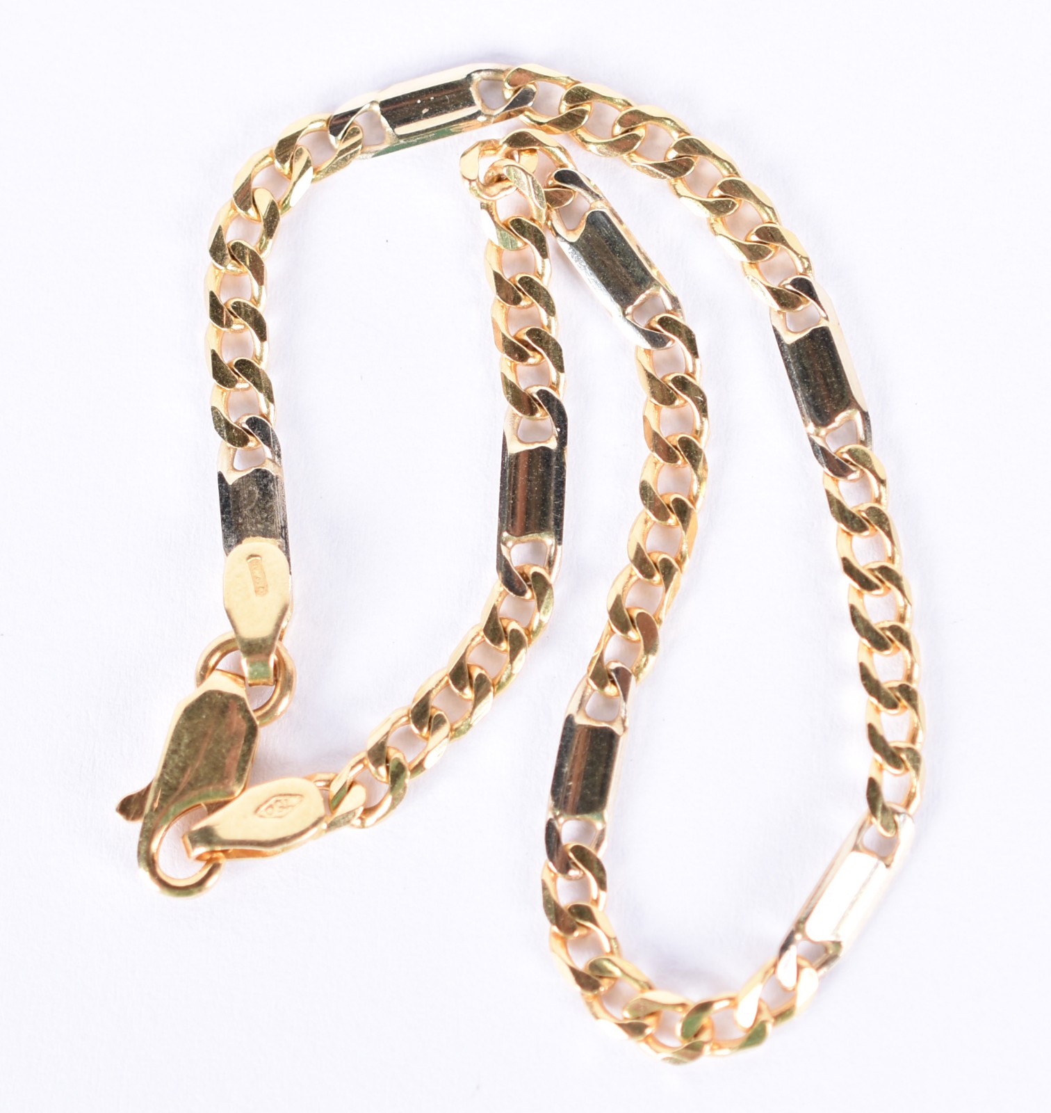 Pulseira de ouro amarelo contraste 750 (Por motivos de seguranças as... - foto 3 de 5