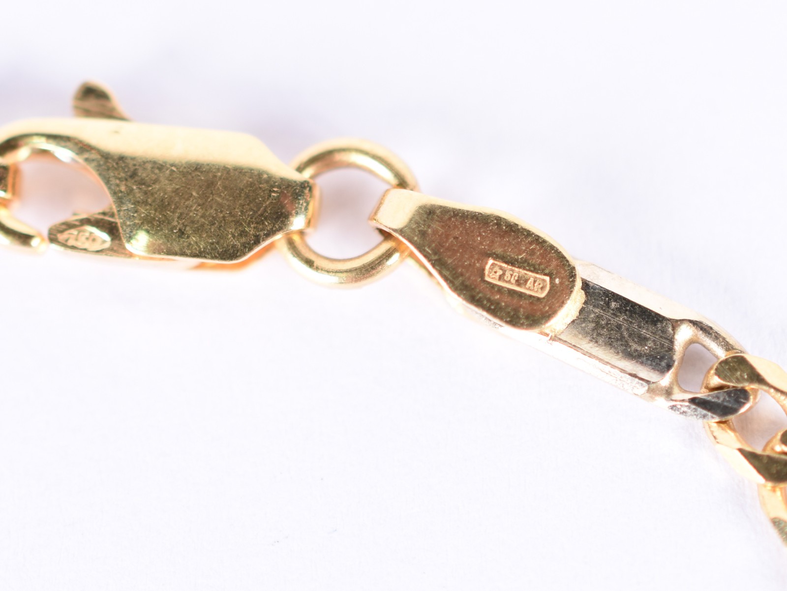 Pulseira de ouro amarelo contraste 750 (Por motivos de seguranças as... - foto 5 de 5