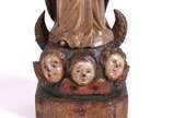 Raríssima Imagem de Nossa Senhora da Conceição ... - Raríssima Imagem de Nossa Senhora da Conceição de madeira policromada do século XIX.