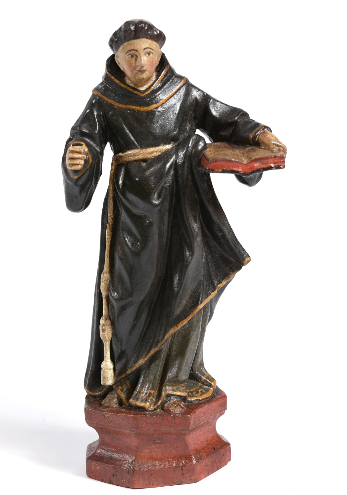 Antiga Imagem de Santo Antonio de madeira policromada. - foto 1 de 4