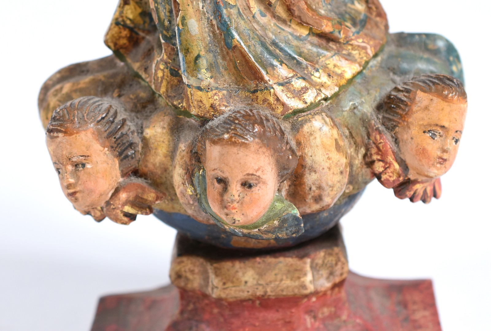 Imagem de Nossa Senhora Assunção de madeira policromada do século XIX... - foto 5 de 7