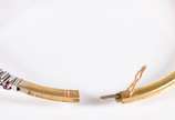 Pulseira em ouro 18 k e branco com 18 brilhante... - Pulseira em ouro 18 k e branco com 18 brilhantes e 18 rubis  (Por motivos de seguranças as peças não encontram-se na loja)