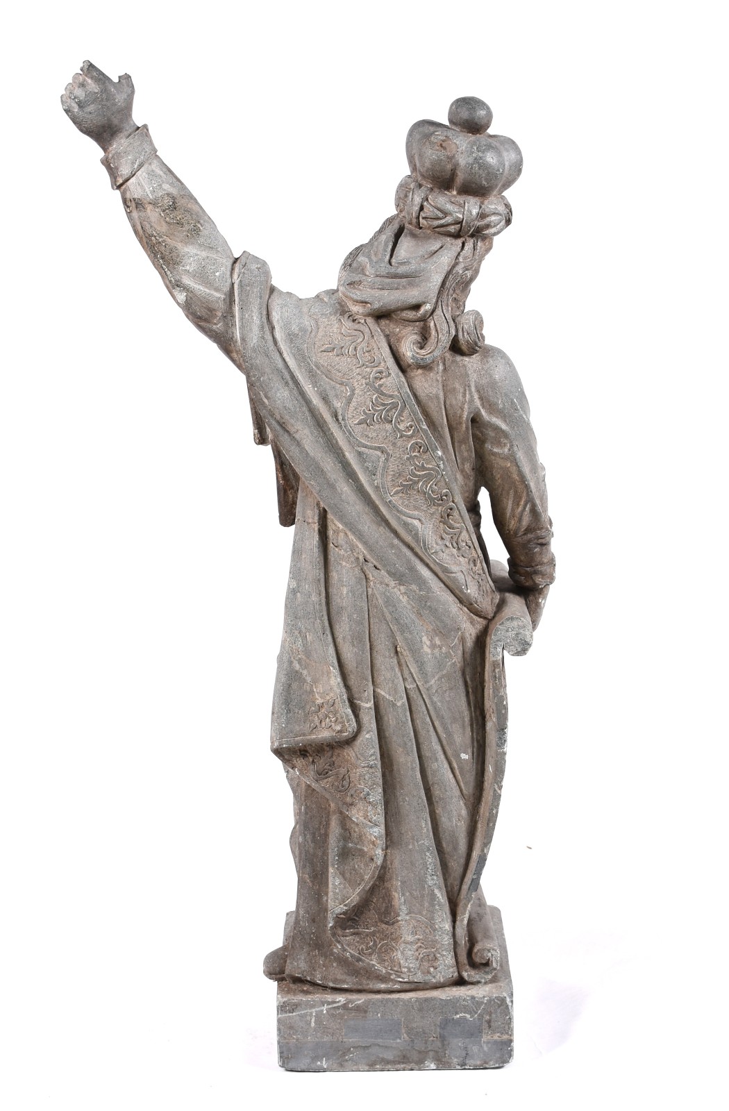 Escultura em pedra sabão representando cópia de um dos profetas de... - foto 5 de 5
