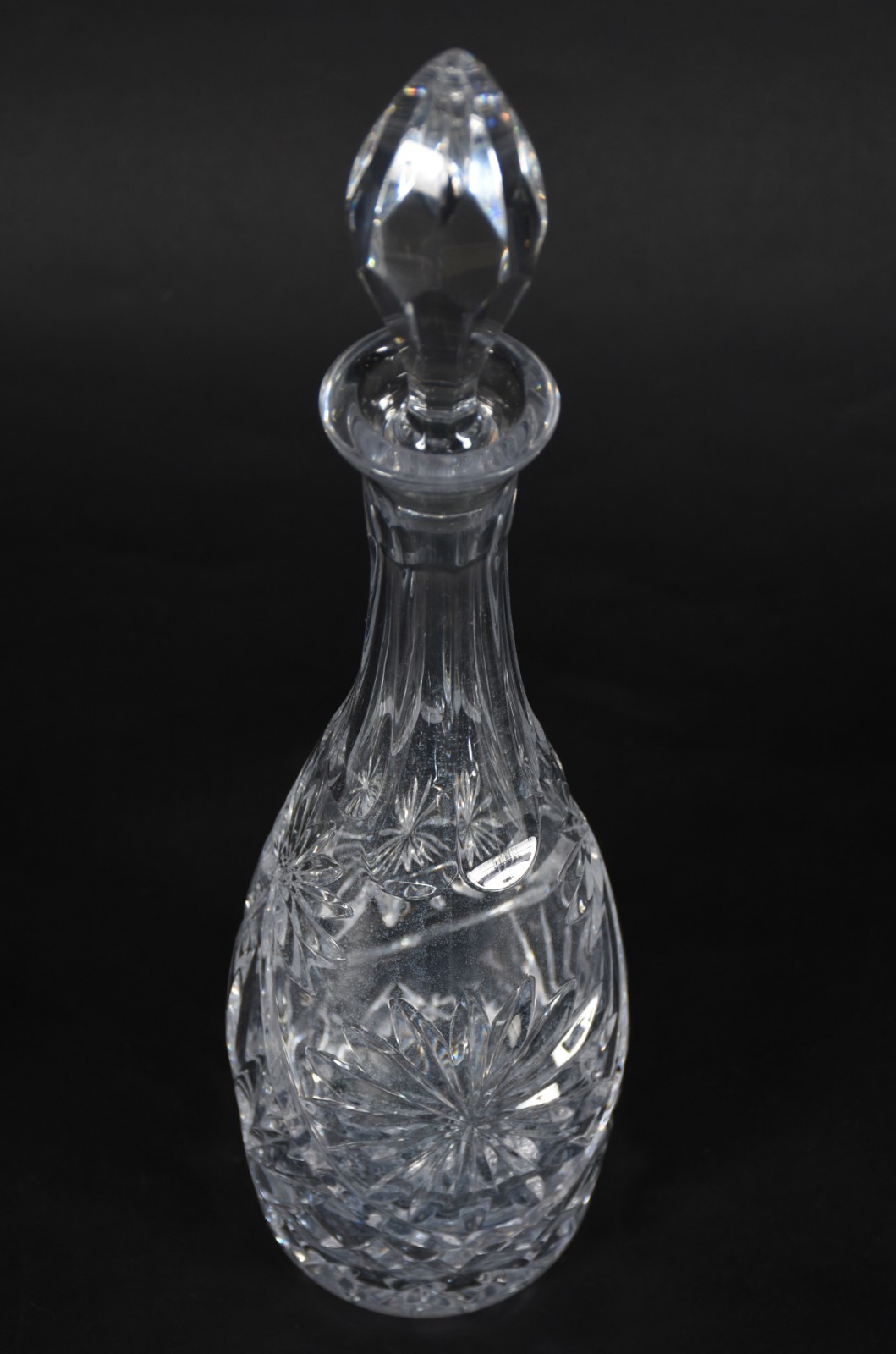 Garrafa de cristal portugues lapidado, com mofo. - foto 2 de 6