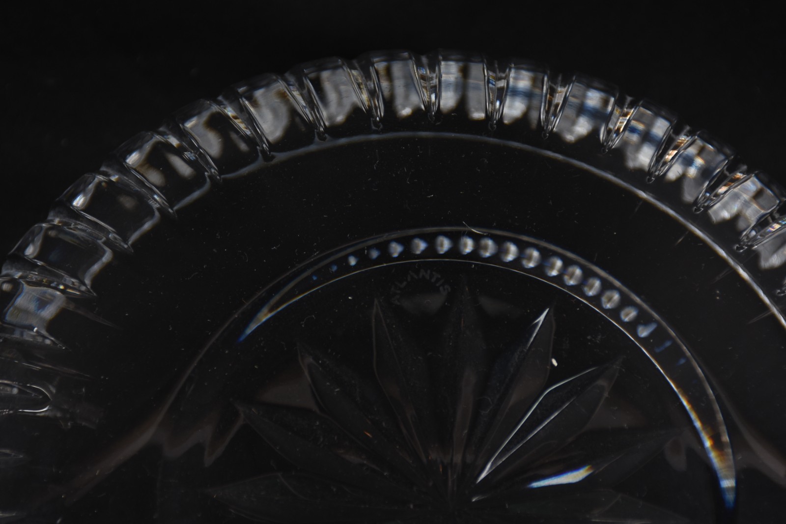 Bowl de cristal portugues lapidado. - foto 4 de 4
