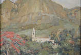 Rodolfo Weigel (1907-1987),  - ¨ Paisagem com  igreja¨o.s.c  med: 29 X  23 cm 