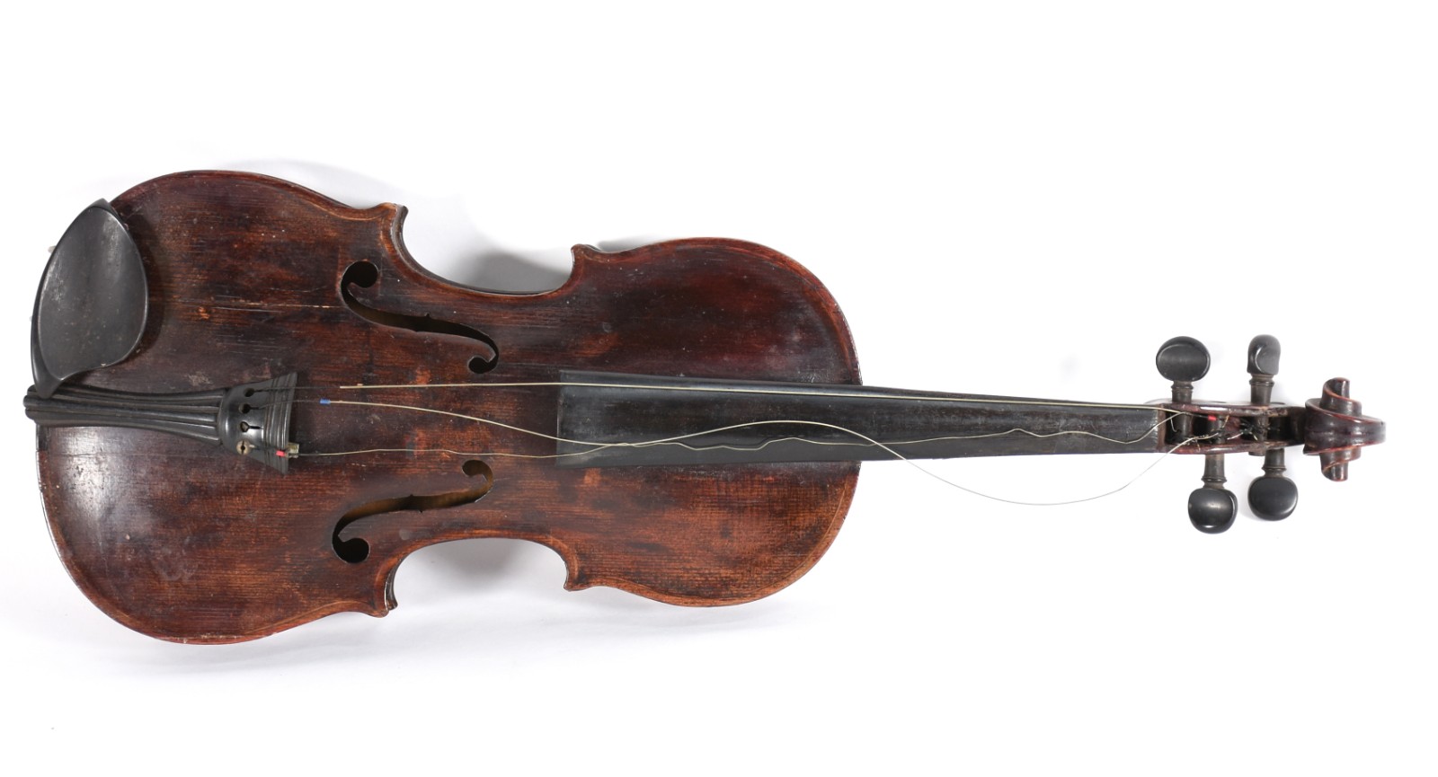 Antigo Violino com estojo de madeira, precisando de reparos. - foto 1 de 7