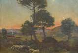 A.DELAISTRE, Environs de Lavandou - Óleo sobre tela.