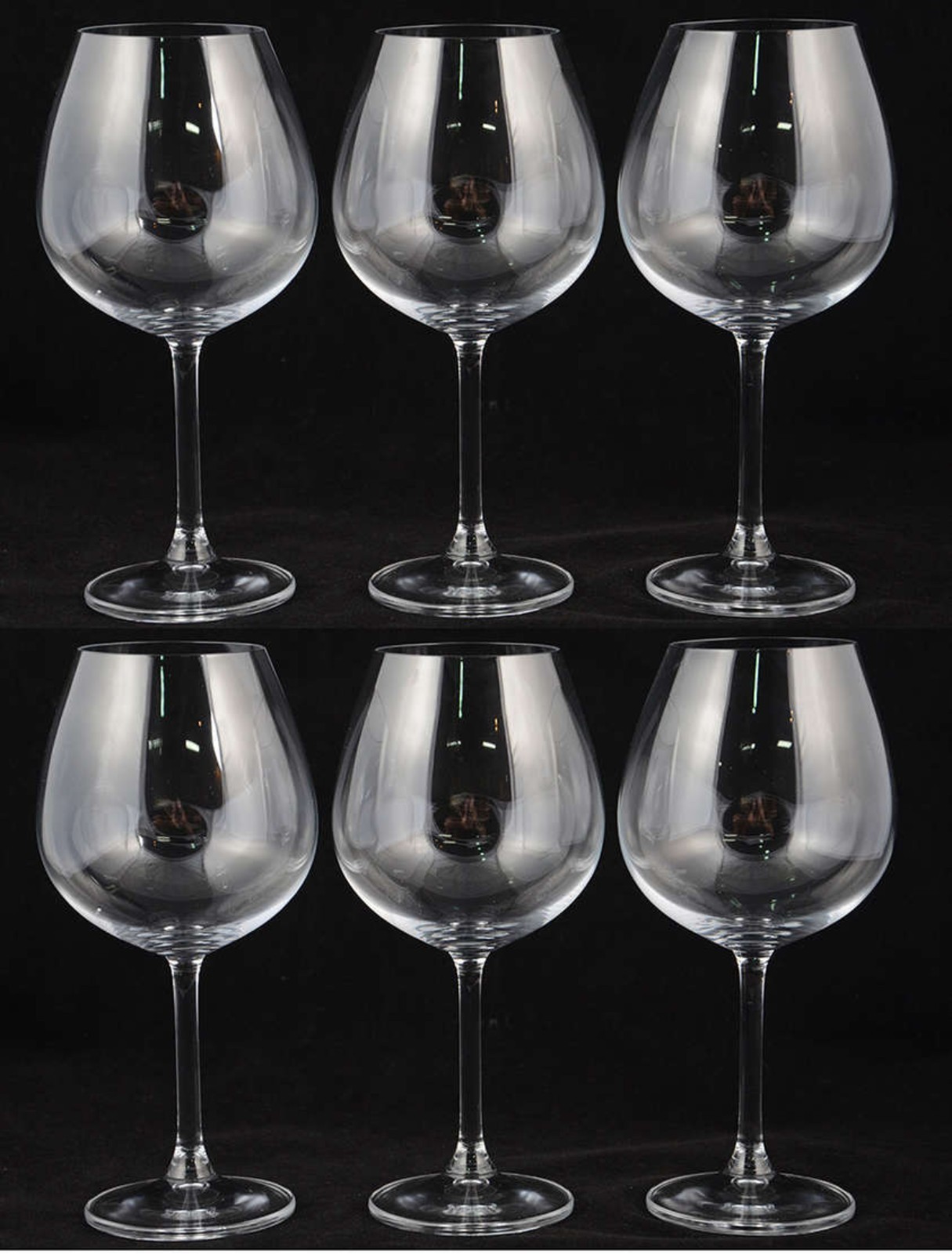 Seis taças de cristal feitio ballon, 650 ml. - foto 2 de 2