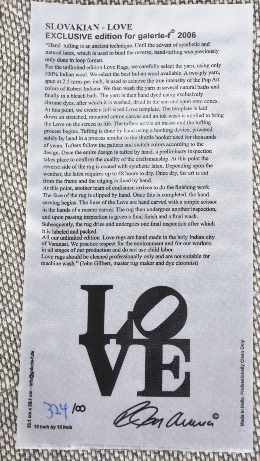 Robert Indiana (1928-2018), Love - foto 3 de 3