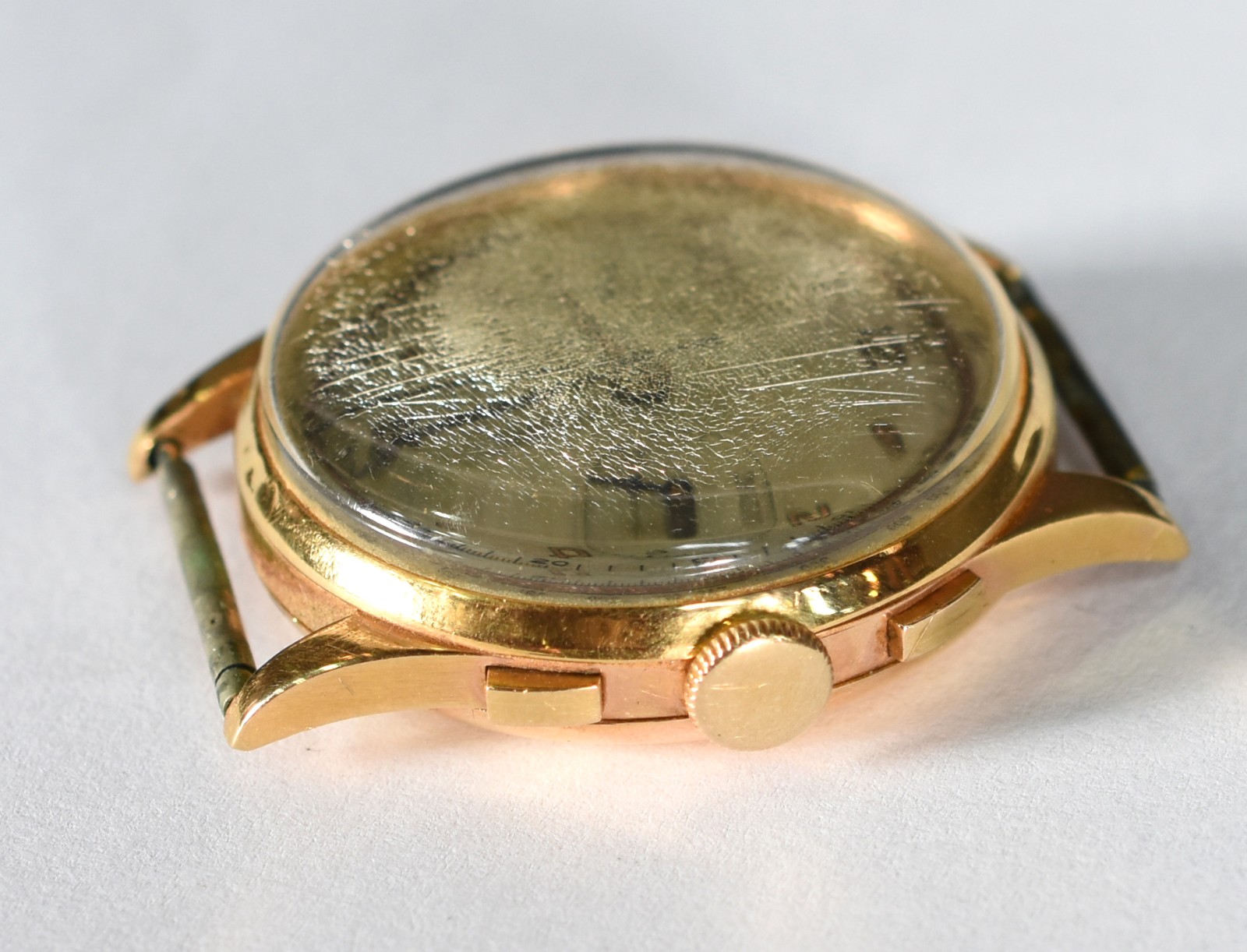 Relógio 17 rubis de ouro 18 k, sem pulseira. Peso total: 34 g... - foto 2 de 4