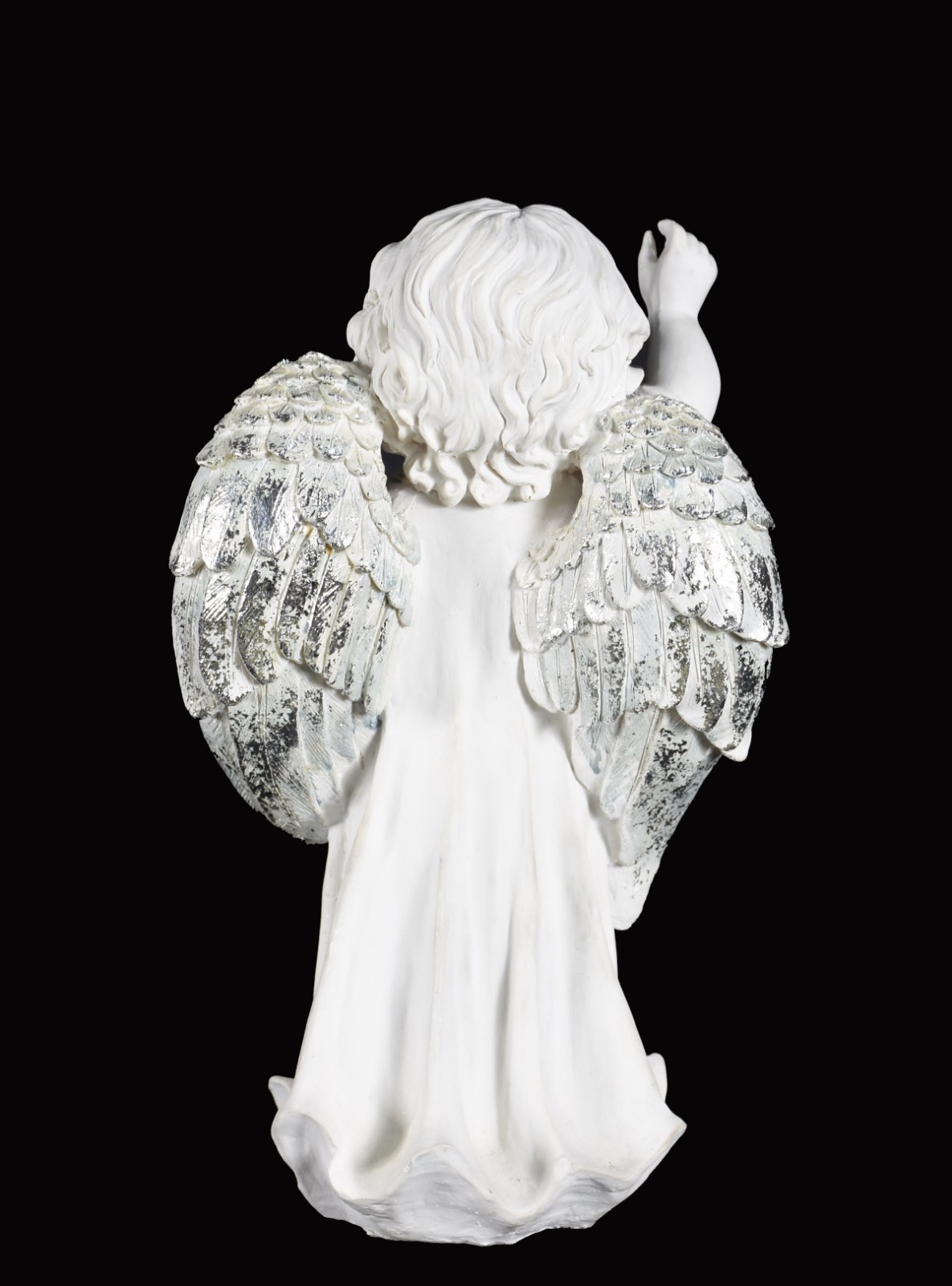 Escultura de estuque representando anjo. - foto 3 de 5