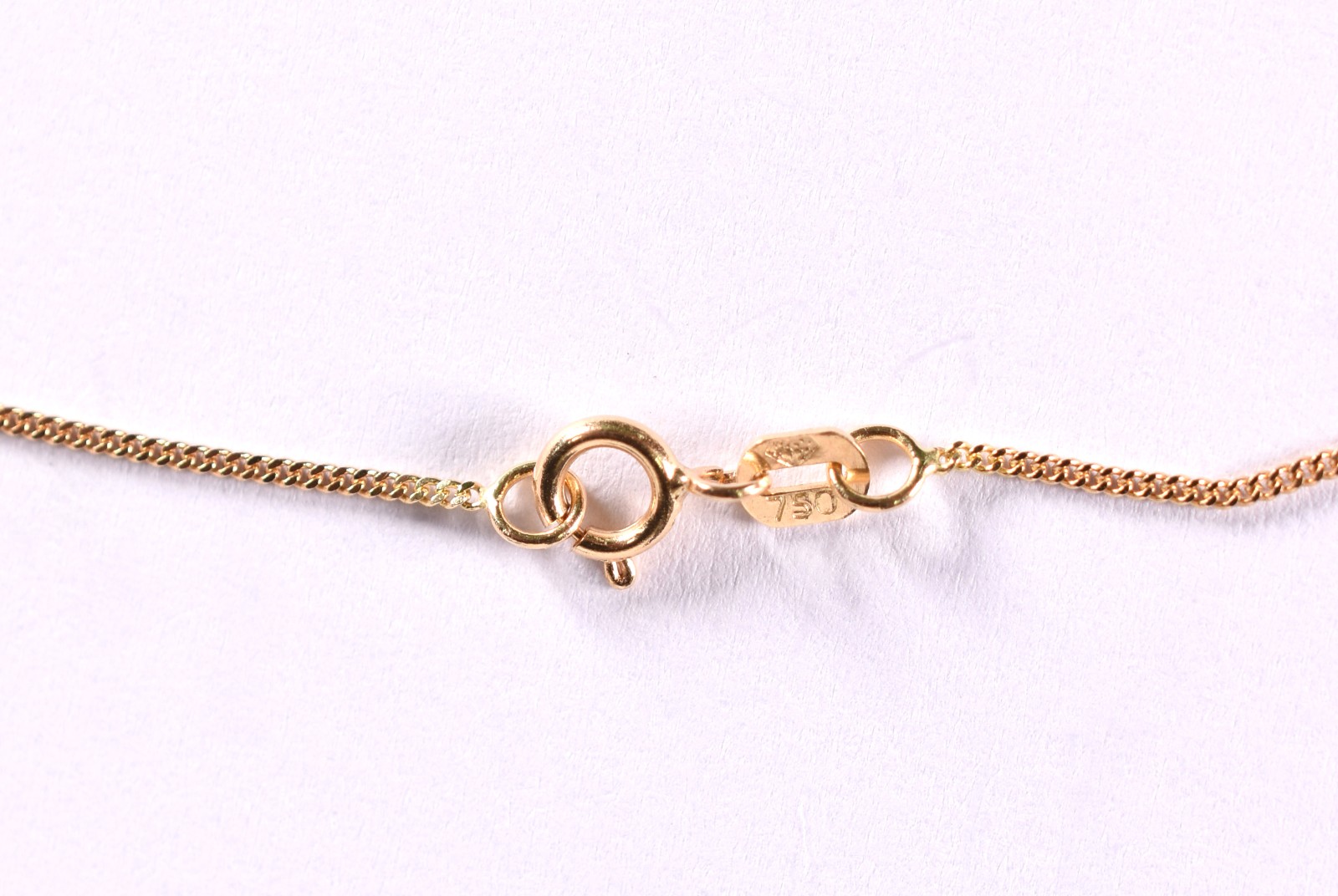 Colar de ouro 18 k, contraste 750 com crucifixo (Por motivos de... - foto 5 de 5