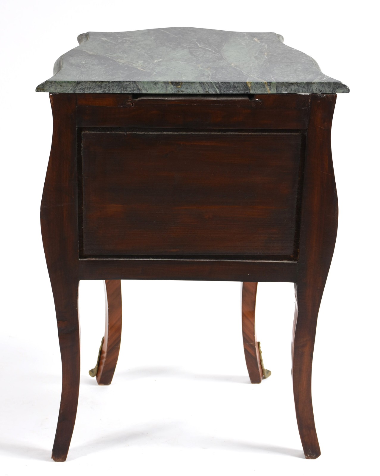 Comoda bombe em madeira nobre estilo frances, tres gavetas, tampo em... - foto 5 de 5