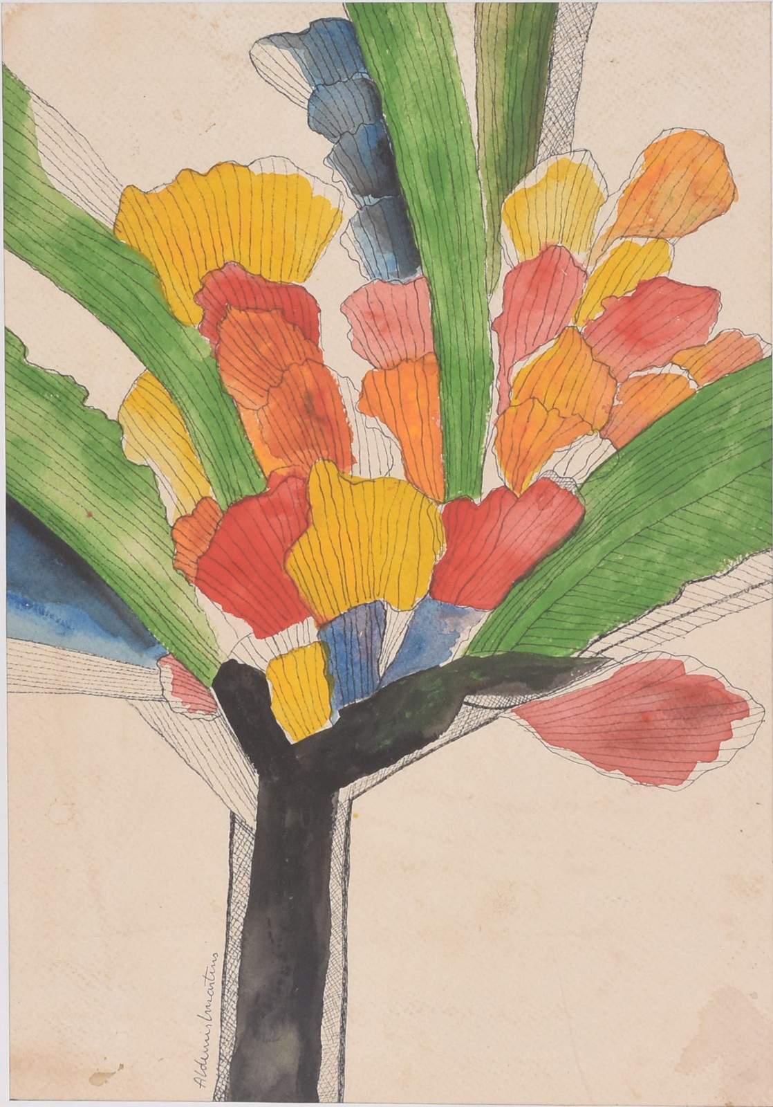 Aldemir Martins (1922-2006), Flores - foto 1 de 4