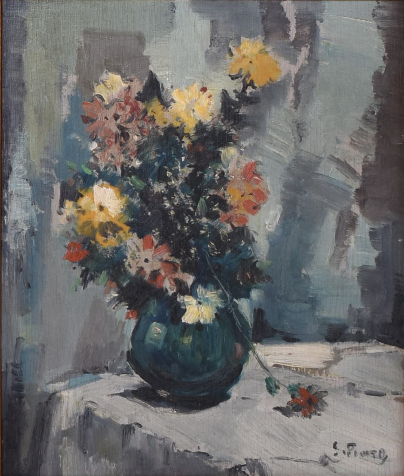 Sylvio Pinto (1918-1997), Vaso de Flores - foto 1 de 6