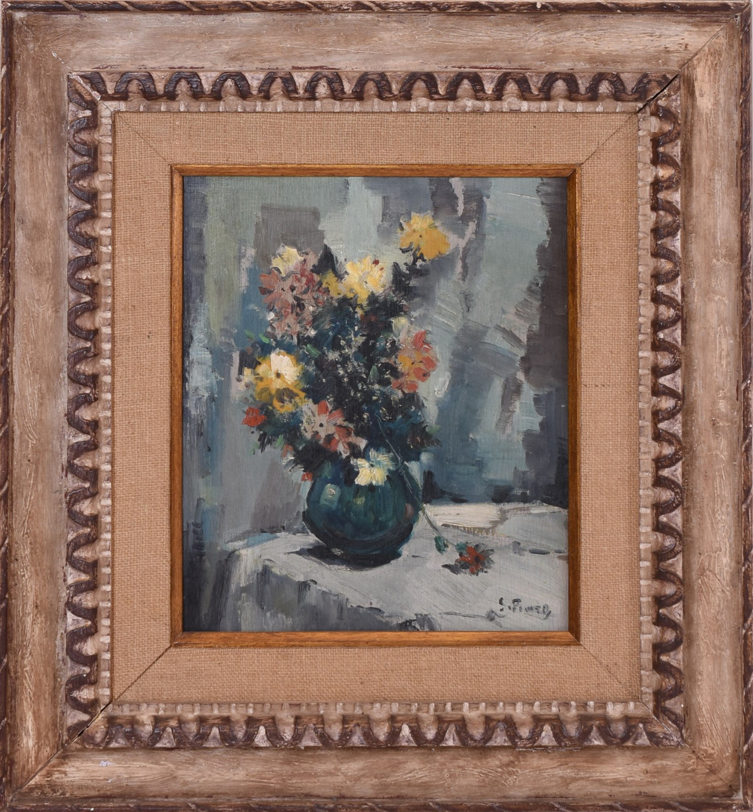 Sylvio Pinto (1918-1997), Vaso de Flores - foto 2 de 6