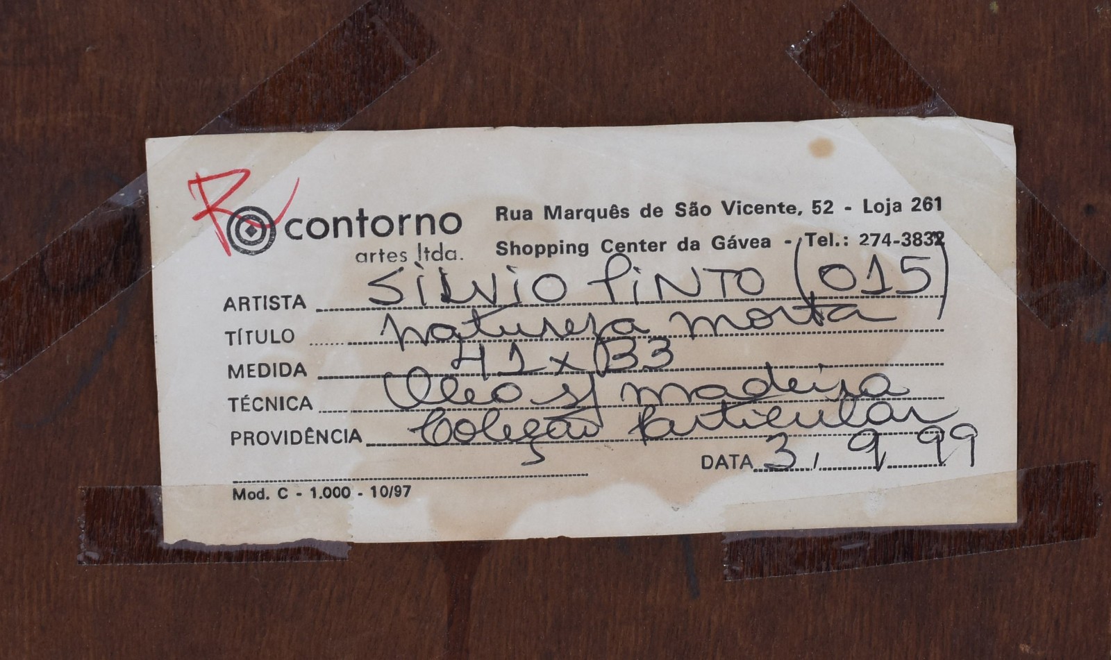 Sylvio Pinto (1918-1997), Vaso de Flores - foto 5 de 6