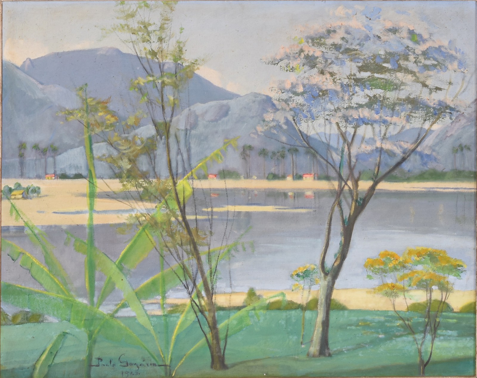 Paulo Gagarin (1885-1980), Paisagem com Lagoa - foto 1 de 4