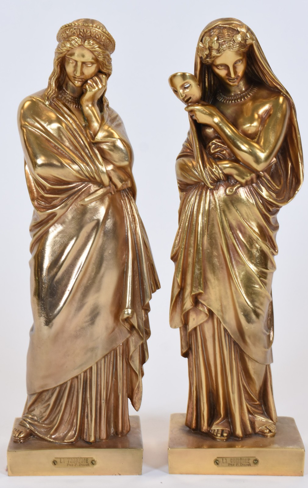Francisque Duret (1804-1865), La Comédie/La Tragédie - foto 3 de 9