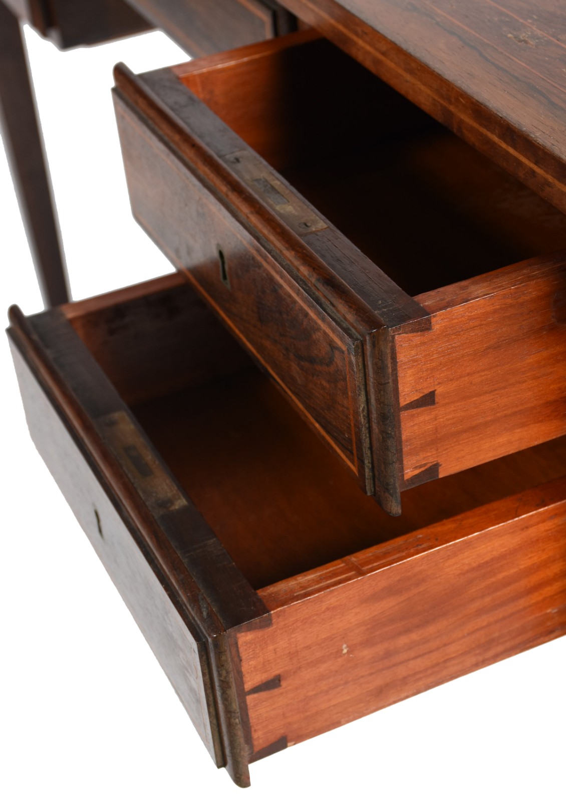 Mesa de escritório de madeira nobre. - foto 4 de 5