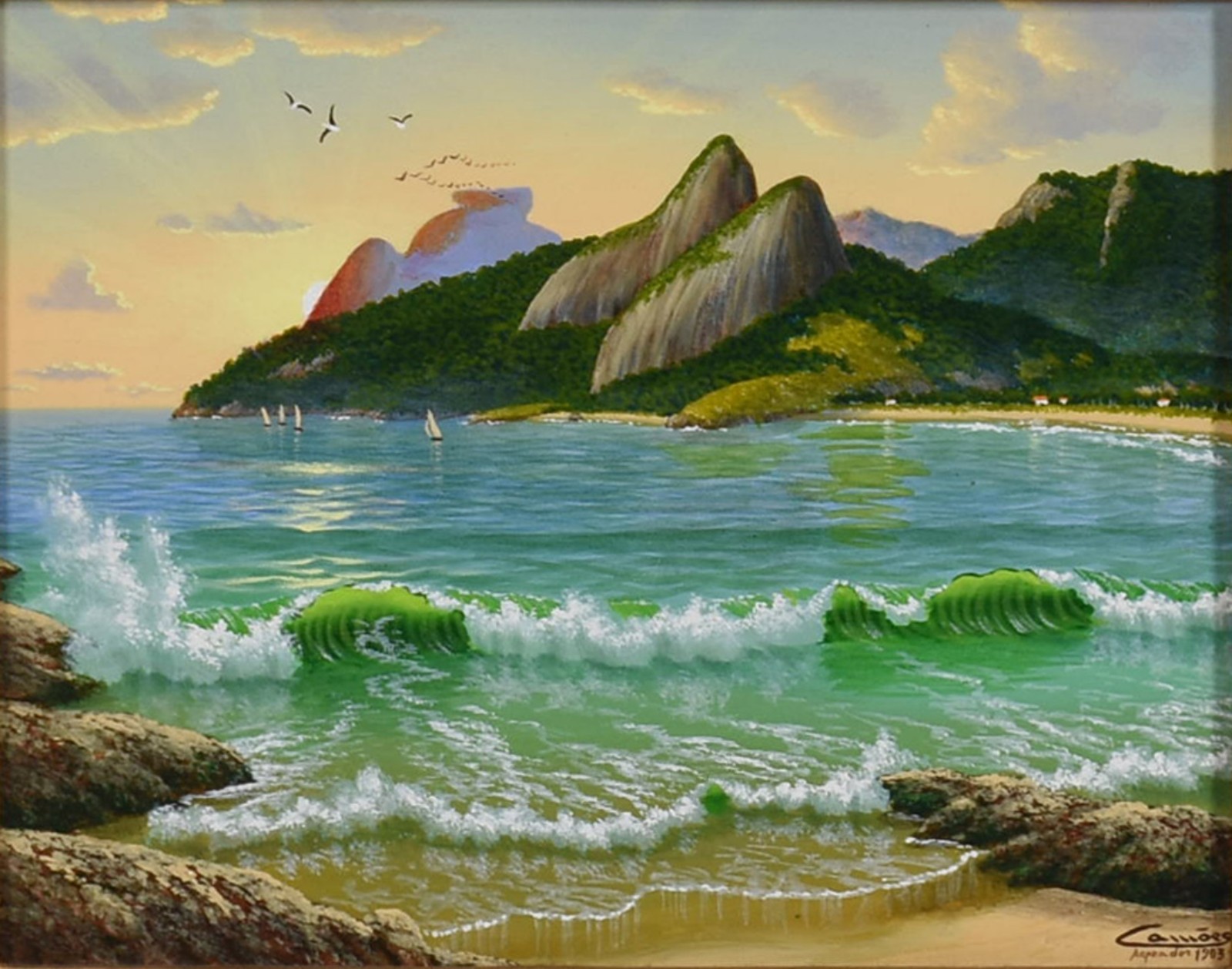 Eduardo Camões (1955), Ipanema vista do Arpoador em 1900 - foto 1 de 4