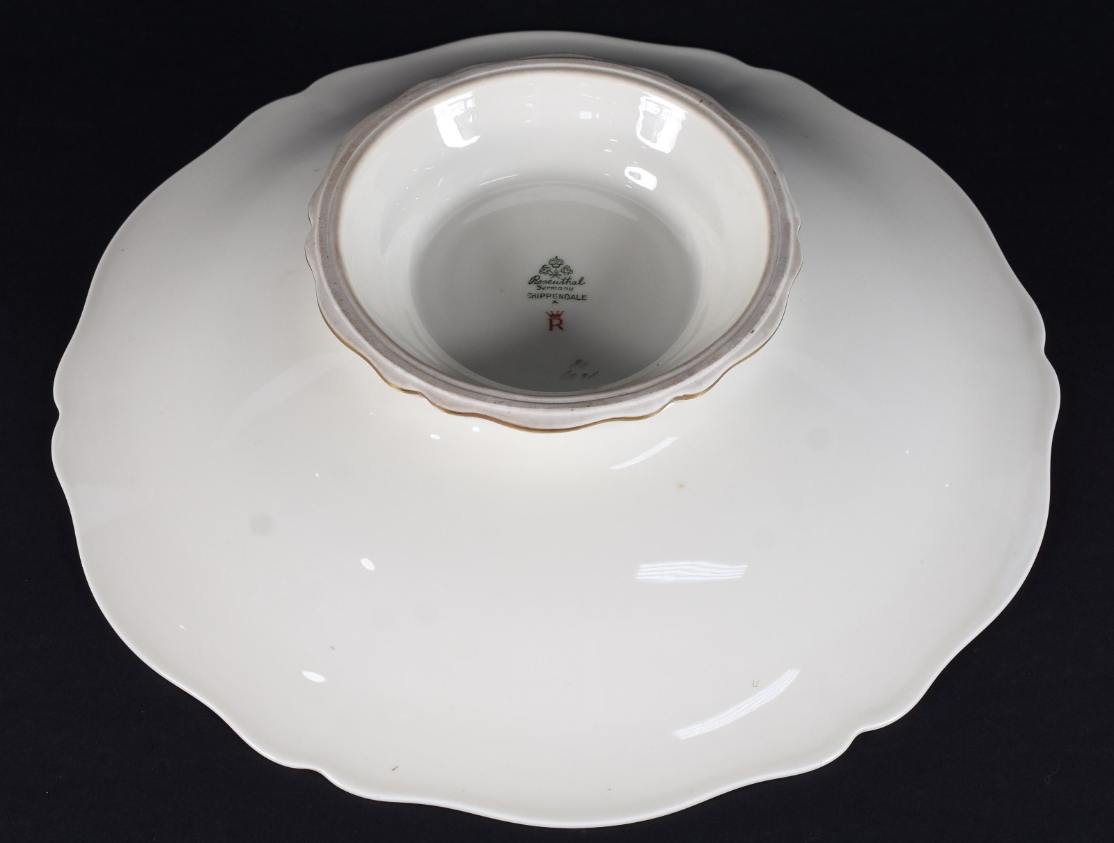 Fruteira de porcelana Rozenthal Chippandale. - foto 4 de 5