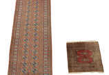 Tapete Pakistan (1101),  - Lote com 2 tapetes Pakistan med: 2,86 X 93= 2,659m² / 0,79 X0, 81 =  0,639 m²  cm