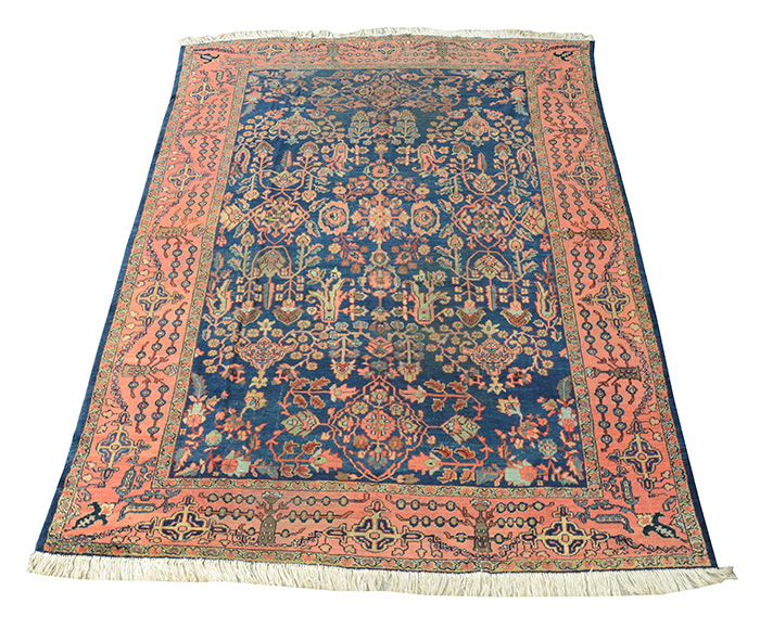 Tapete Tabriz 3,80 X 2,70 = 10.26 m² (com restauro e partes rapé)