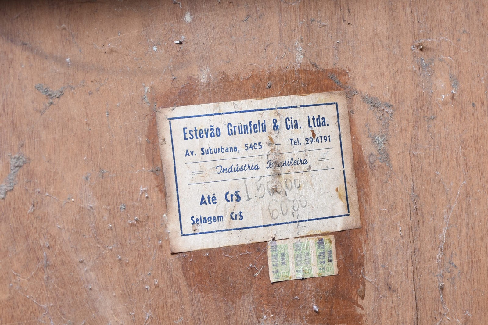 Coluna/ porta discos de madeira nobre. - foto 5 de 5