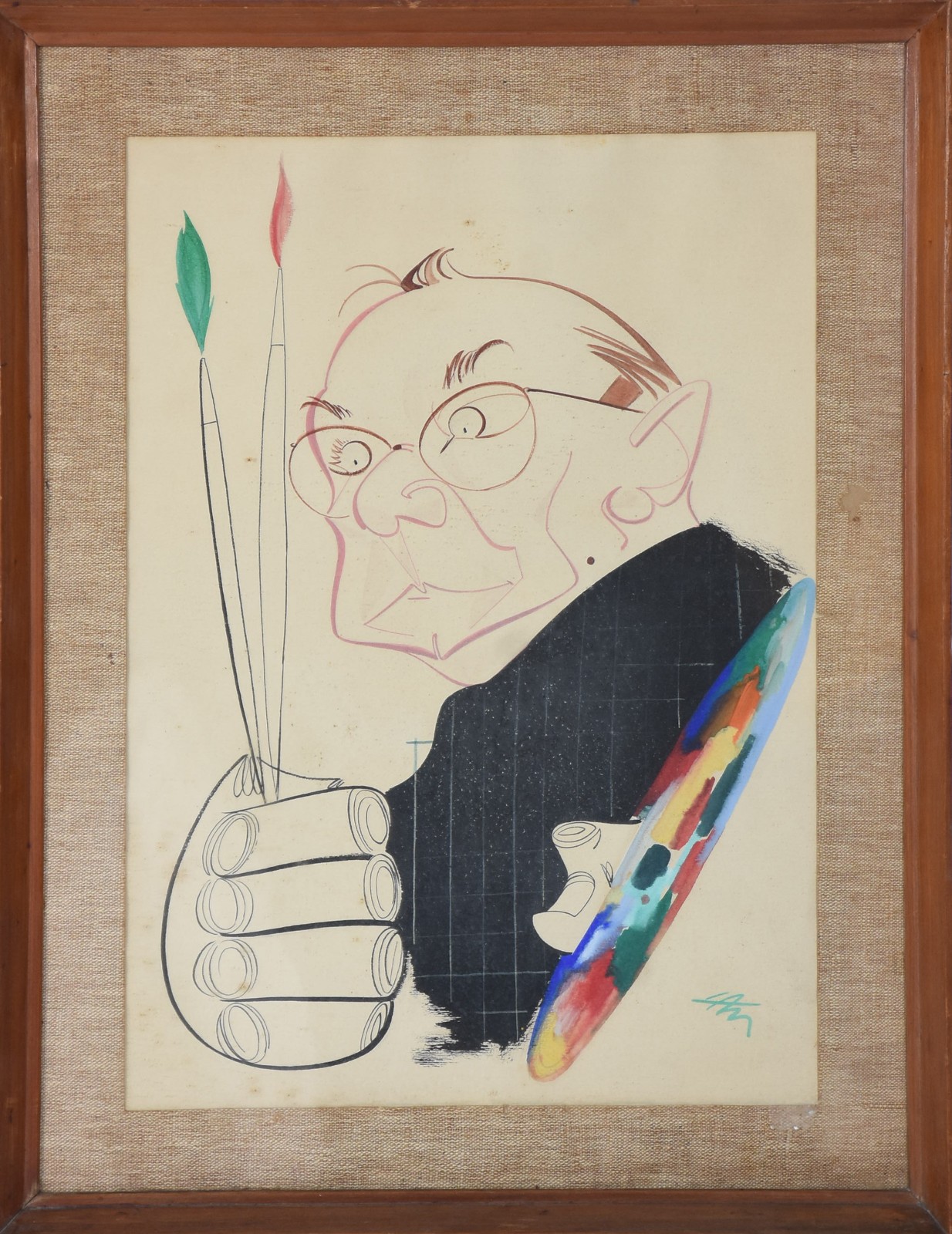 Lanfranco Vaselli (1925-2020), Retrato de Portinari - foto 2 de 4