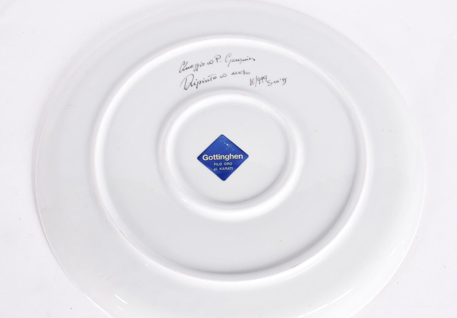 Conjunto para bolo no estojo, composto de prato de porcelana, 6... - foto 5 de 10