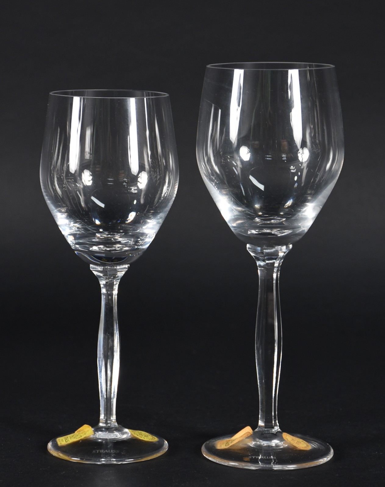 Conjunto de cristal Strauss composto de: 6 cálices para vinho tinto e... - foto 3 de 4