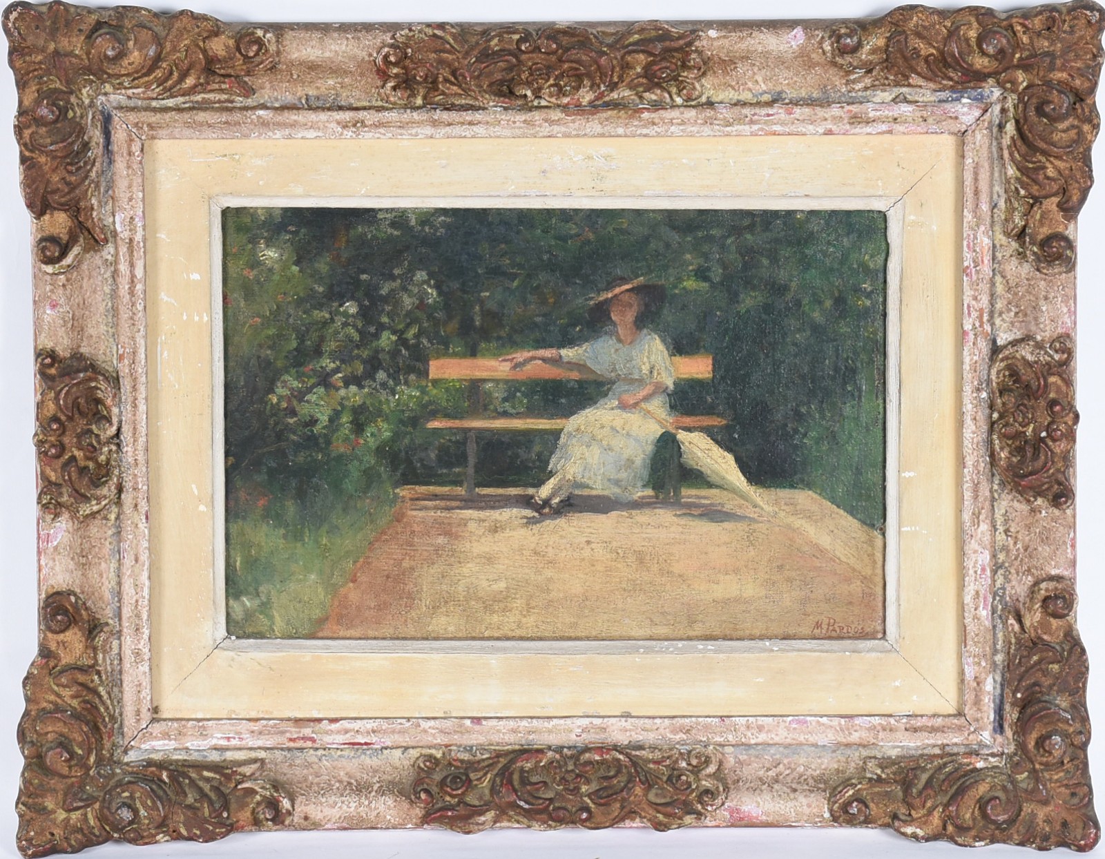 Maria Pardos (1866-1928), Descanso no jardim - foto 2 de 5