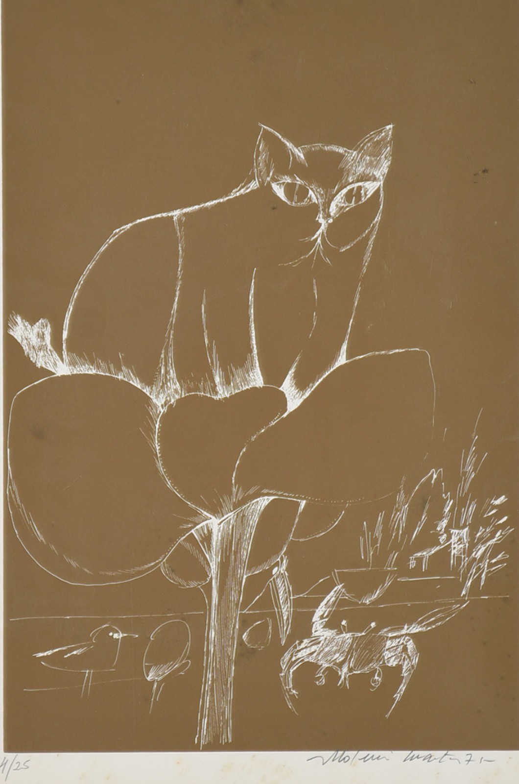 Aldemir Martins (1922-2006), Gato - foto 1 de 6