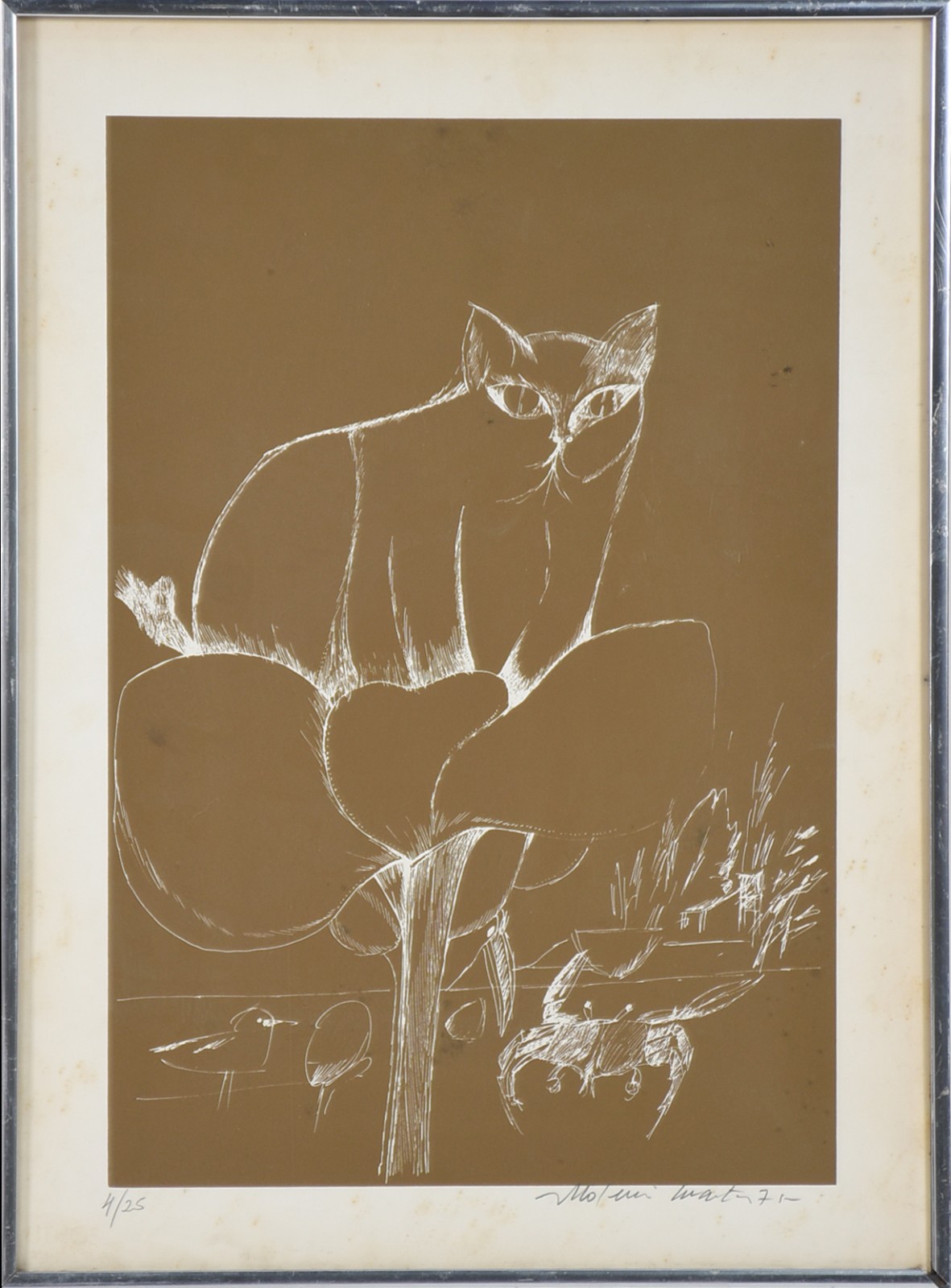 Aldemir Martins (1922-2006), Gato - foto 2 de 6