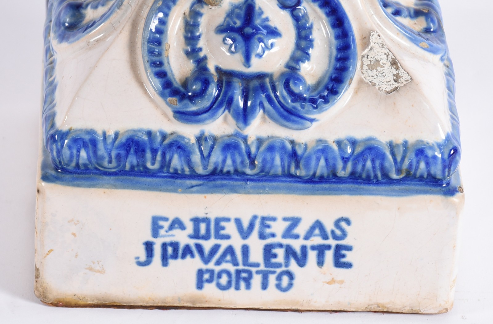 Par de bases para abatjour de cerâmica portuguesa Fª Devezas - J.P... - foto 4 de 6