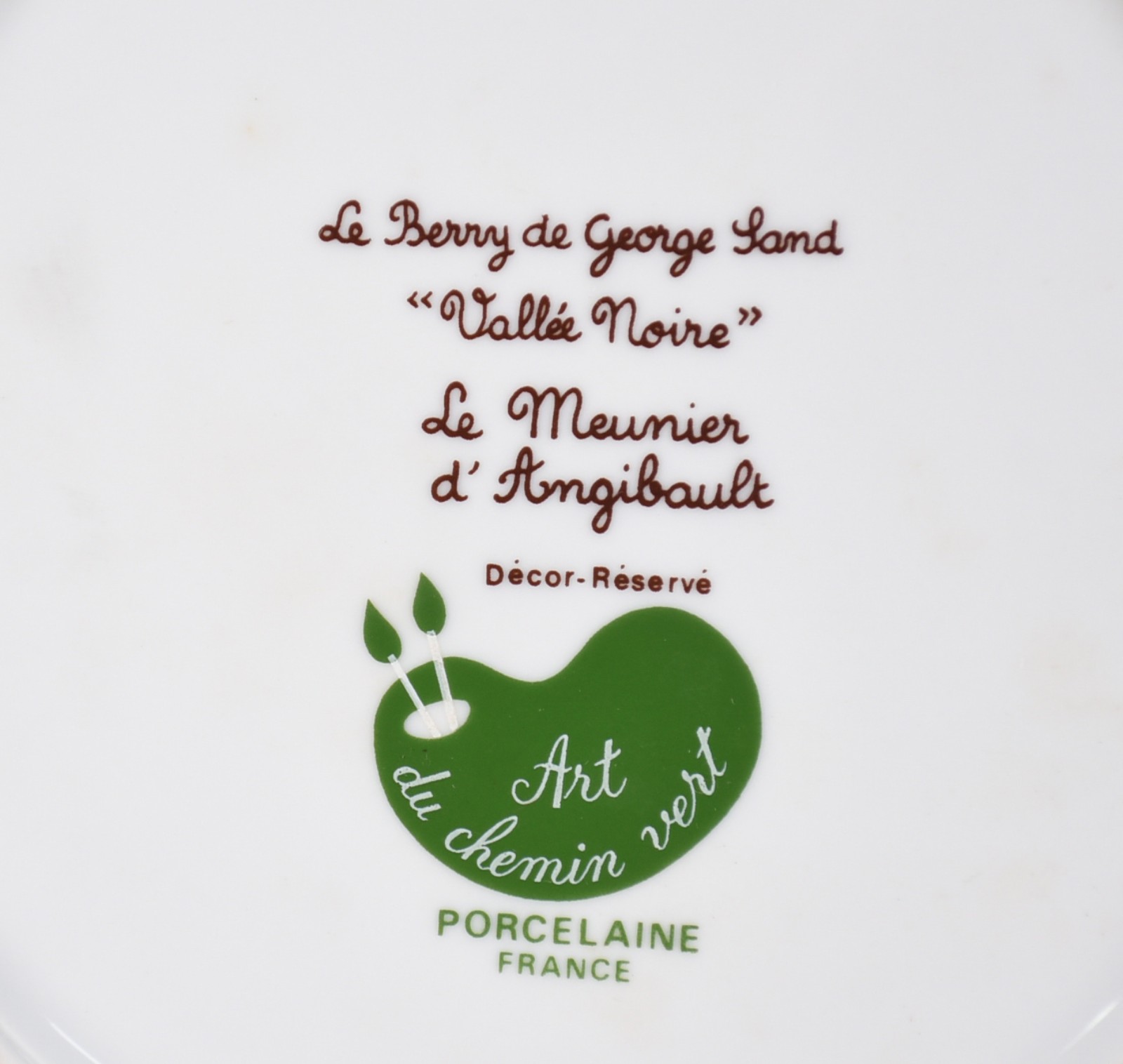 Par de pratos de porcelana francesa. - foto 6 de 6