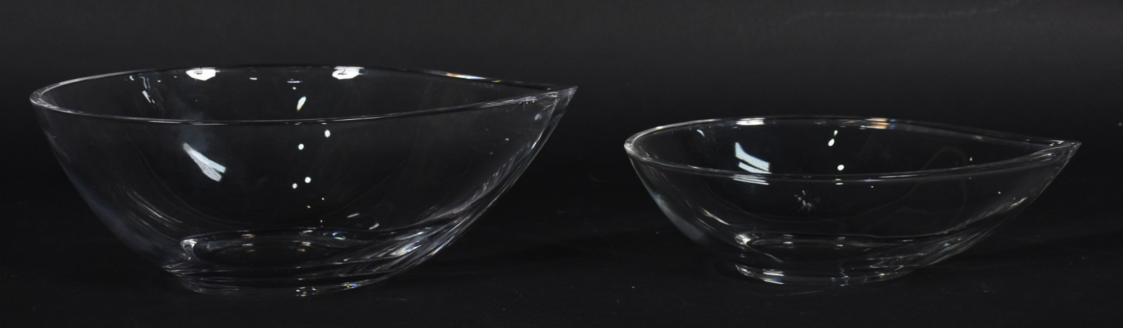 Dois bowls de cristal feitio gota. - foto 4 de 5