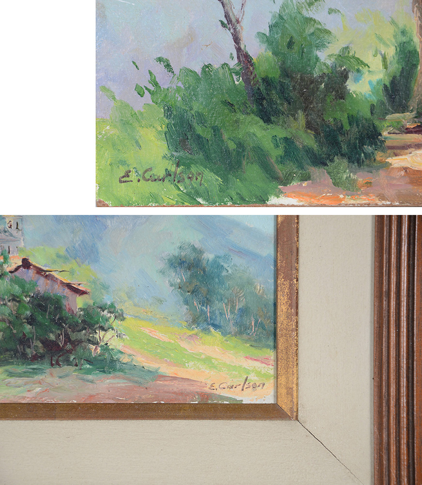 duas pinturas - ose - Alto da Serra - 27 x 35 cm -( sem moldura) e... - foto 3 de 5