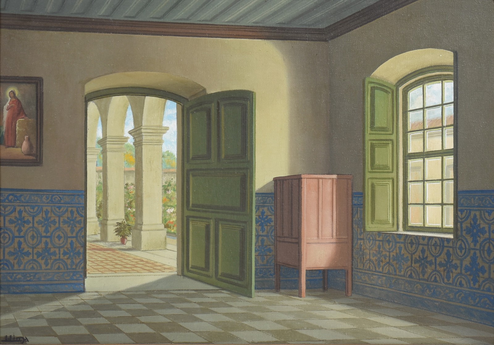 José Lima (1922-1987), Interior de Igreja - foto 1 de 4