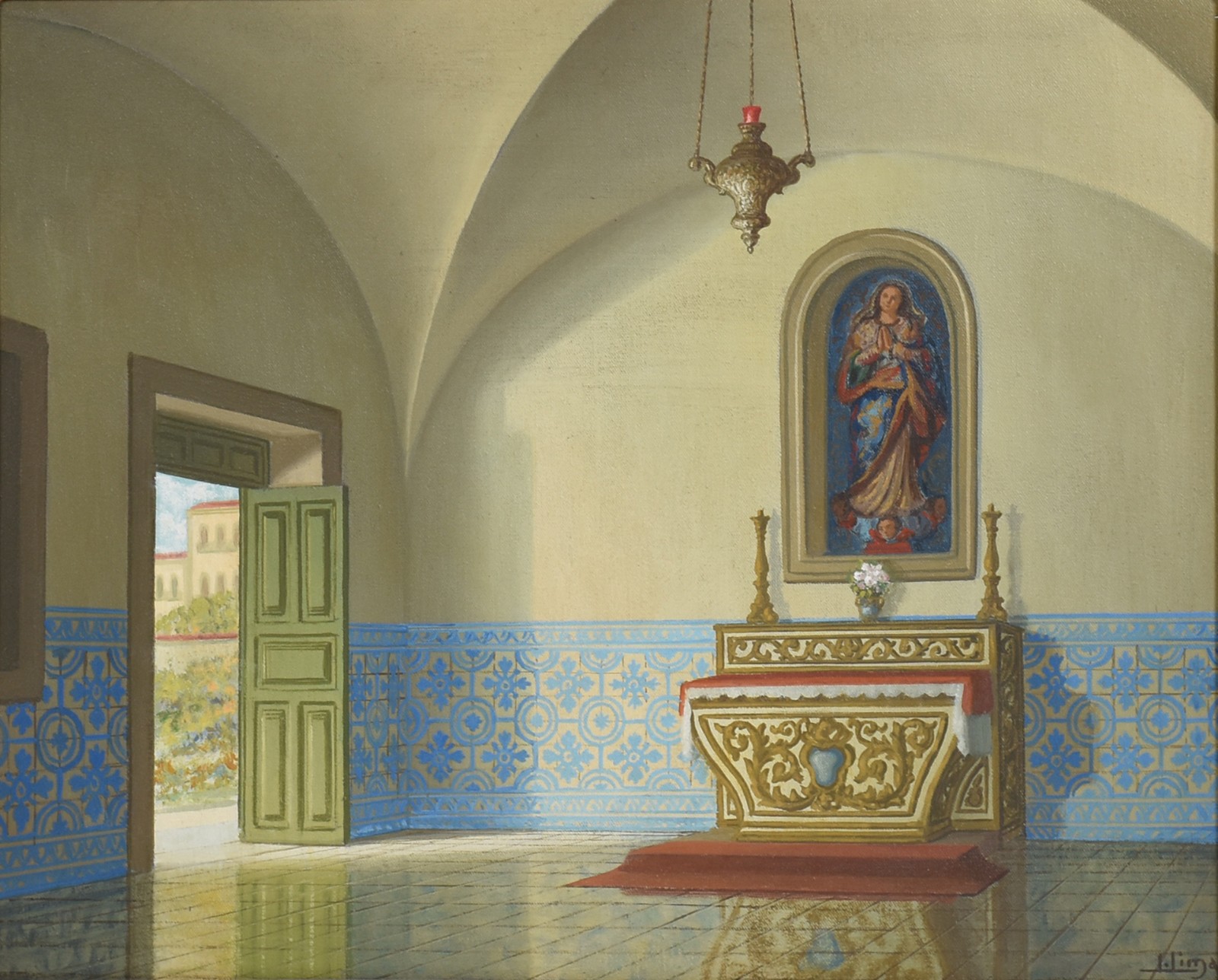 José Lima (1922-1987), Interior de Igreja - foto 1 de 4