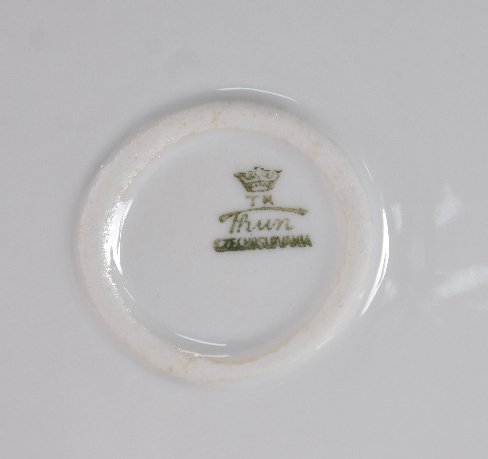 Aparelho de jantar de porcelana tcheca Thun, decoração floral em... - foto 4 de 4