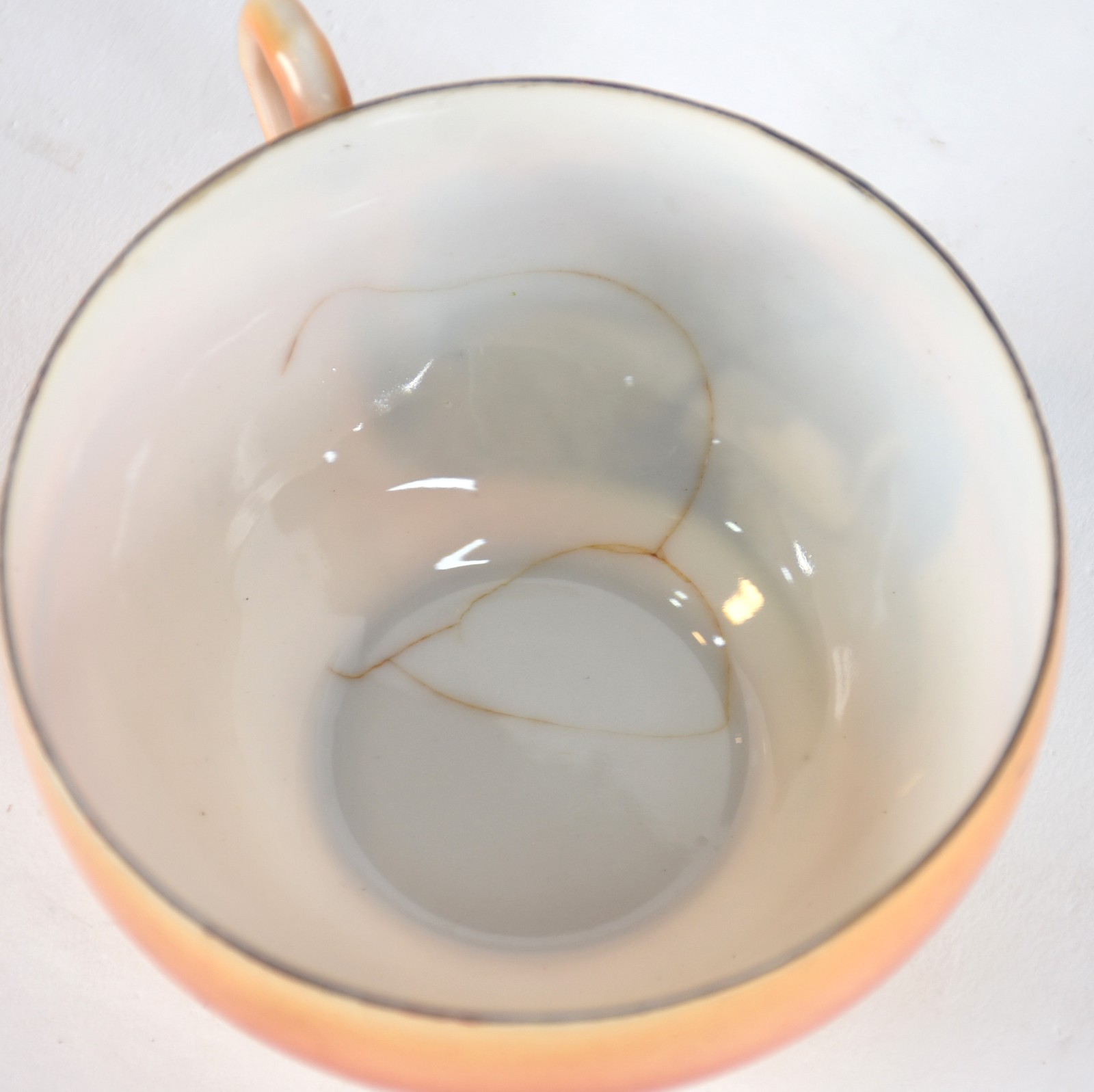 Serviço de chá de porcelana oriental casca de ovo composto de: 6... - foto 4 de 5