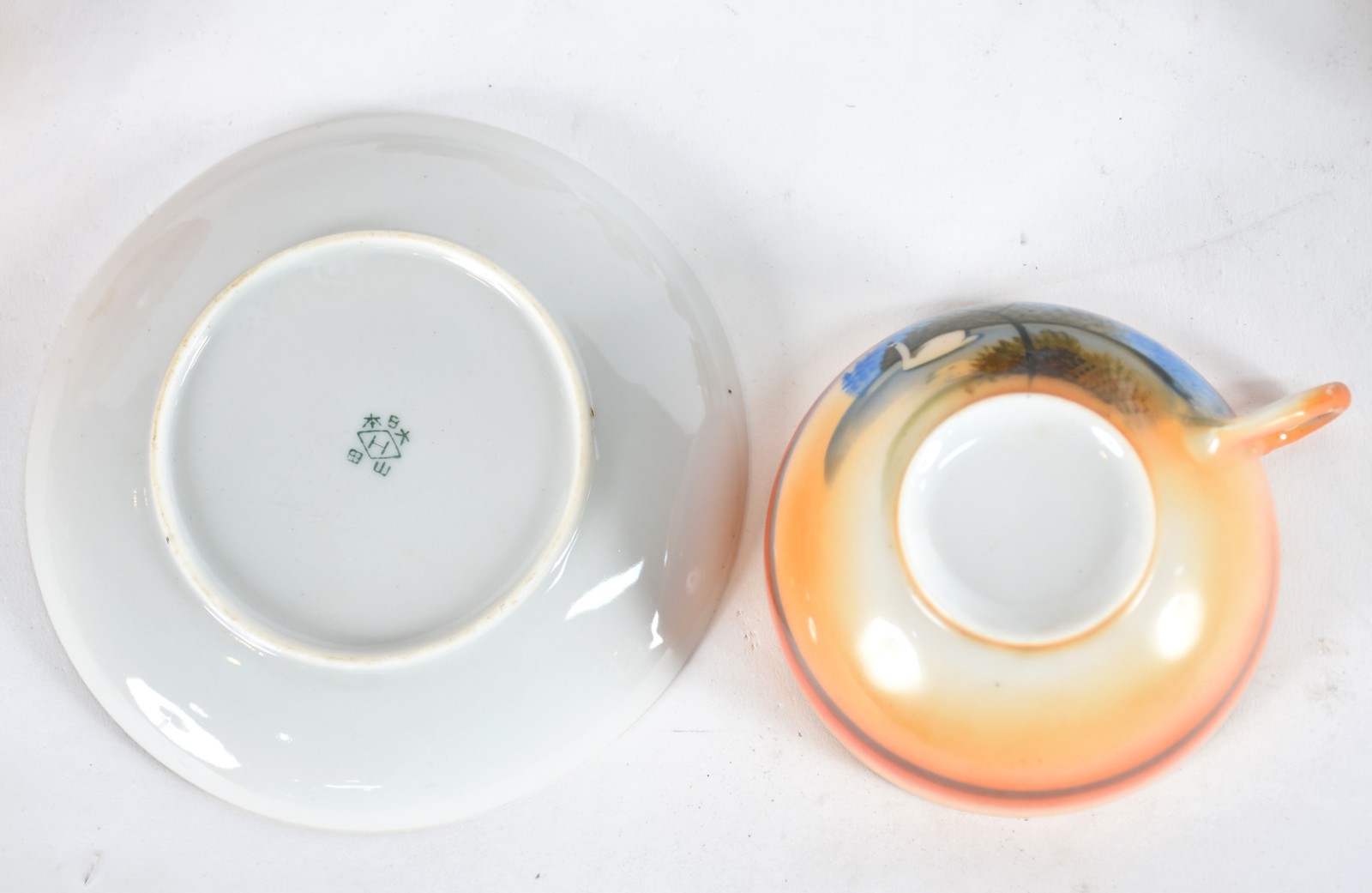 Serviço de chá de porcelana oriental casca de ovo composto de: 6... - foto 5 de 5