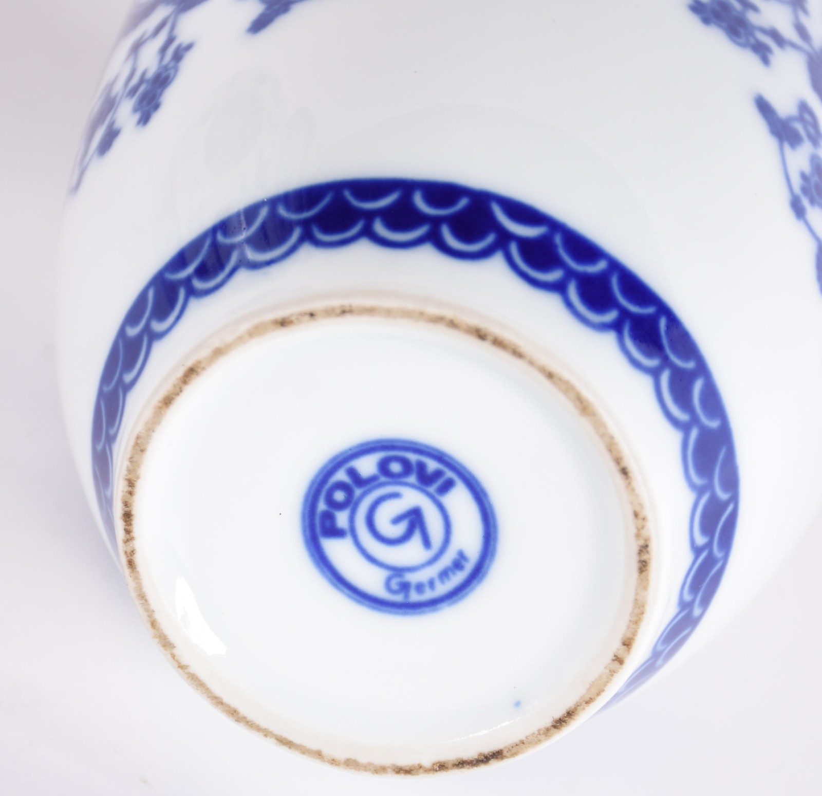 Nove peças diversas de porcelana chinesa azul e branca. - foto 5 de 7
