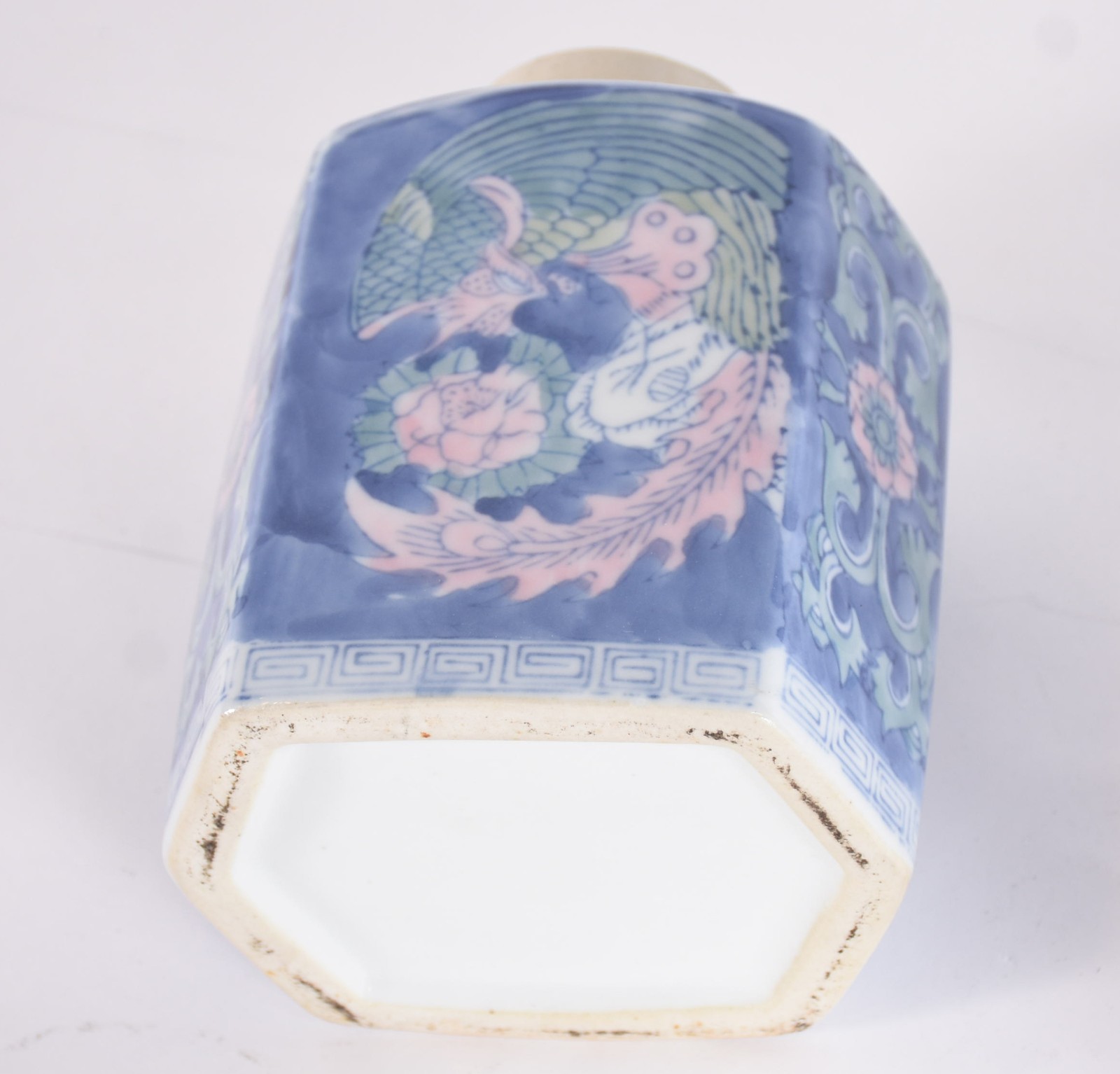 Nove peças diversas de porcelana chinesa azul e branca. - foto 7 de 7