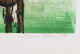 Aldemir Martins (1922-2006),  - Serigrafia PA, datado 1986, sem moldura (com mancha).